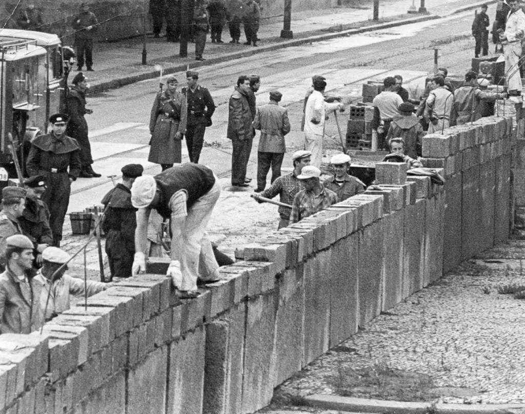 Construction of the Berlin Wall